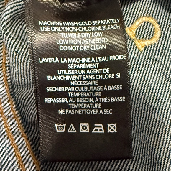 BDG High Waist Baggy Horseshoe Embroidered Dark Wash Cowboy Jeans size 27 - Picture 10 of 16